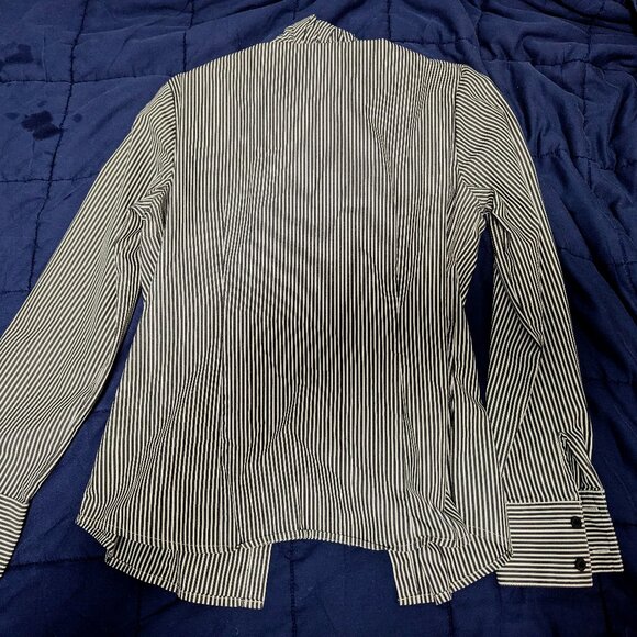 Ruffled Womens' Button Up Shirt - Picture 2 of 2